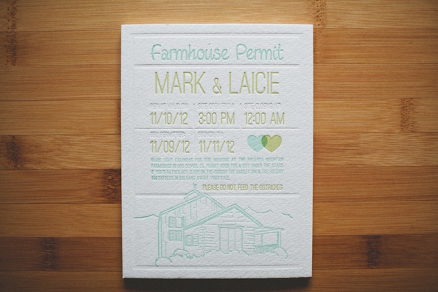 farmhouse save the date